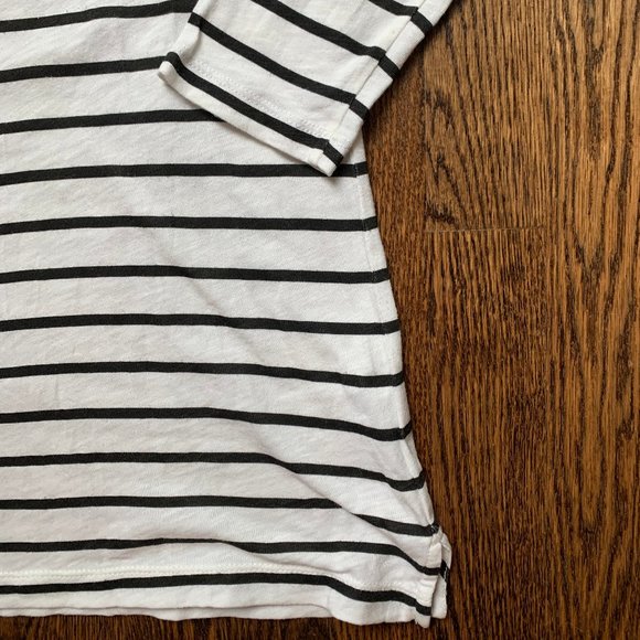 J. Crew Long Sleeve Striped Boatneck Tee - Picture 3 of 3
